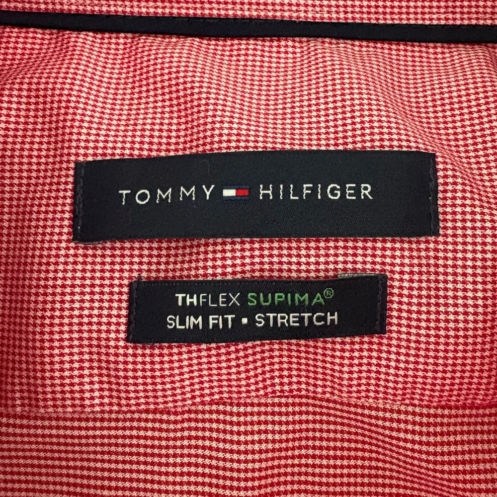 Tommy Hilfiger Slim Fit Flex Supima Dress Shirt - Picture 4 of 6